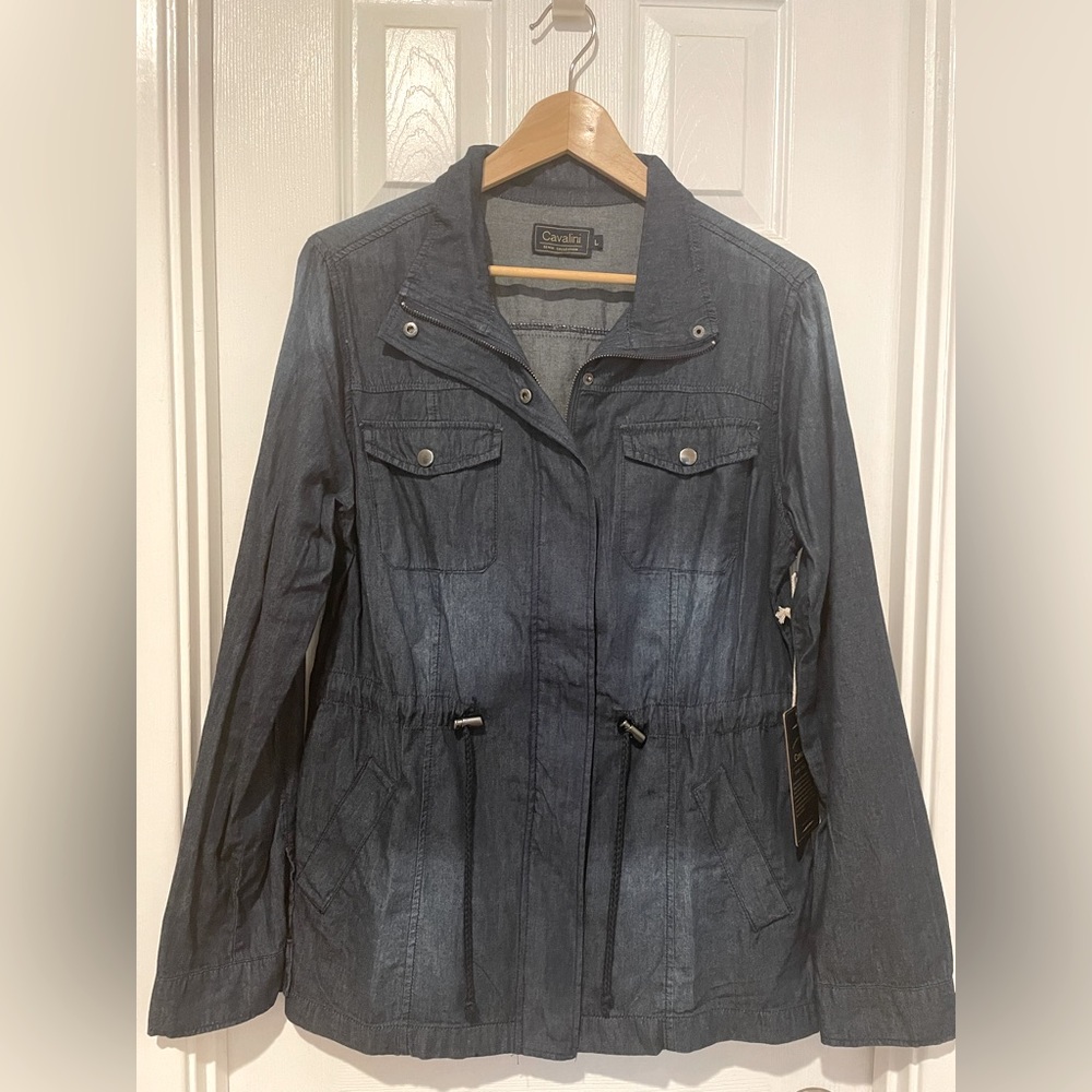 CAVALINI, Women’s NWT Denim Jacket, Size L